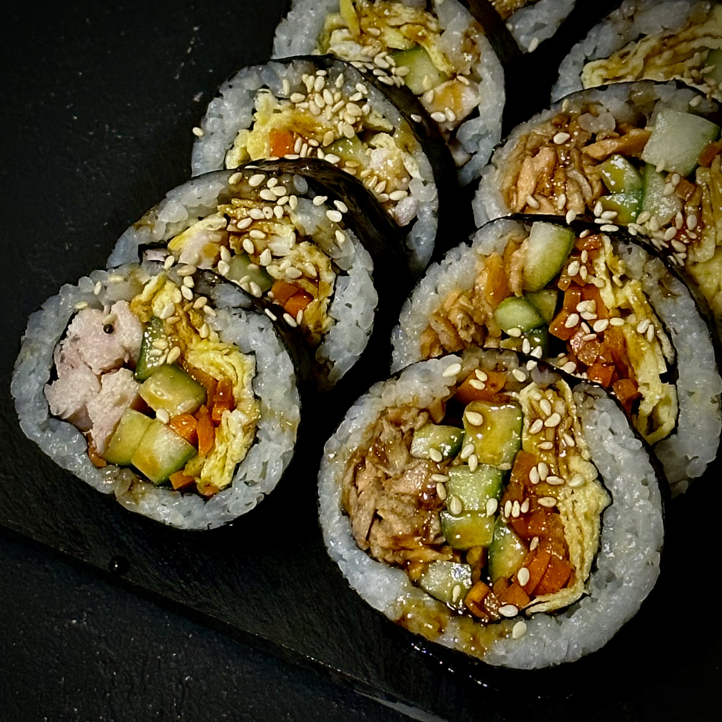 Кимпаб с лососем (Куун ёно кимпаб)