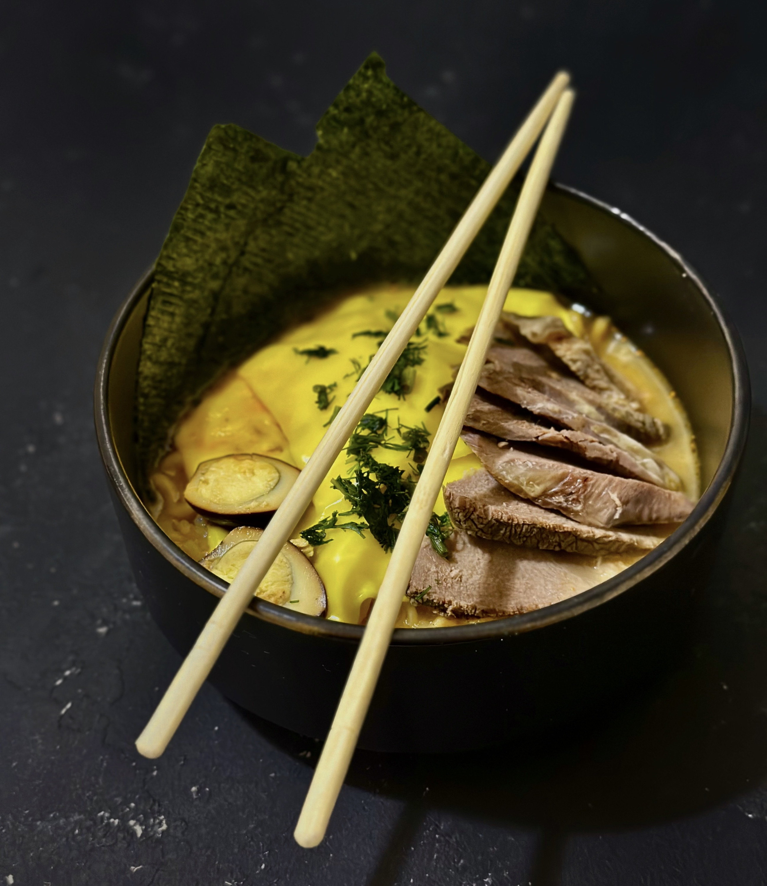 Сырный рамен